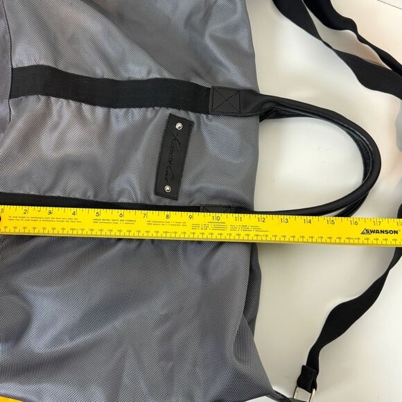 Kenneth Cole Grey Nylon Duffle Bag Shoulder Strap - Picture 9 of 9